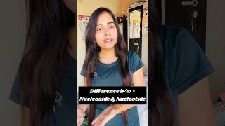 Difference between nucleotide and nucleoside nucleotides nucleoside shorts youtube [upl. by Enitram]