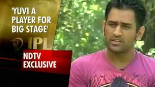 Dhoni defends Yuvrajs selection [upl. by Eessej43]