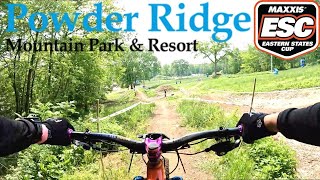 Powder Ridge Bike Park BIG FOOT to SASQUATCH Black Diamond Trail Beginner ride  MAXXIS ESC Stage 1 [upl. by Luelle]