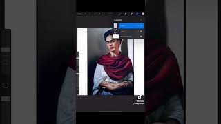 How Create a stencil from any image in procreate [upl. by Goulet]