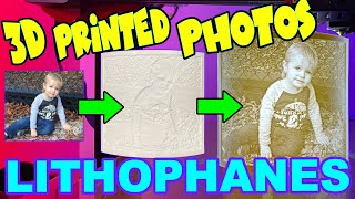 How to 3D Print LITHOPHANES  Convert Your Photos Into 3D Printed Art  Cura [upl. by Ainaled]