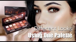 Beginner Friendly Eye Makeup Tutorial  1 Palette 3 Looks [upl. by Kirre]