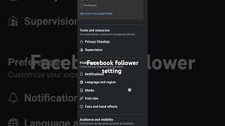 Facebook follower setting 🥰❤️ tech foryou facebook followers banglatutorial smtechprobd [upl. by Vidda]