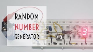 Random number generator circuit  without use of coding [upl. by Gnem]