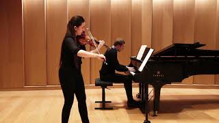 F Poulenc  Sonate pour violon et piano FP 119  Karen Su amp Ruben Plazier [upl. by Elesig73]