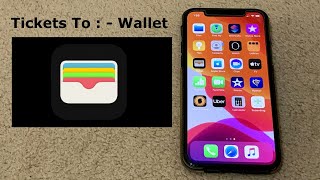 How to add Tickets to Apple Wallet [upl. by Alliuqet]