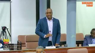 Laat de minister luisteren naar het parlement  DNA Lid Melvin Bouva  Suriname Today [upl. by Saidnac]