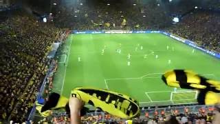 BVB vs Real Madrid  27092016  Westfalenstadion  Tor zum 1  1 durch Aubameyang  LIVE [upl. by Ludie674]