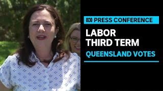 I will work hard for you every day Annastacia Palaszczuk wins third term  ABC News [upl. by Artcele]