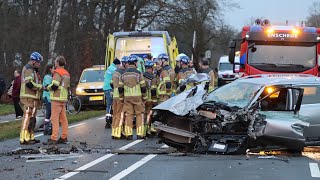 Ernstig ongeval tussen Oldenzaal en Hengelo [upl. by Nomyaw]