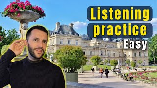 Easy French Listening Practice in Paris  Episode 2 Part2 Vlog Paris FREN Subtitles [upl. by Idurt]