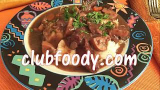 Boeuf Bourguignon Beef Bourguignon Recipe • An Elegant French Classic  Episode 181 [upl. by Schwejda]