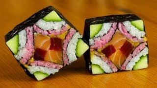 Mosaic Sushi Roll Evolution  Food Recipe [upl. by Minnaminnie]