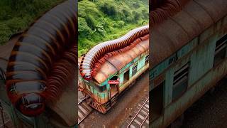 Nature Exploration  Travel Discovered  Millipede on Train shorts trending wow [upl. by Quintilla]