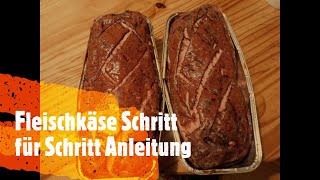 Leberkäse Fleischkäse Schritt für SchrittAnleitung So wird´s gemacht Profi Metzger Ralf [upl. by Akimas624]