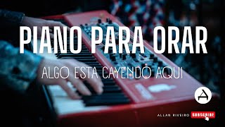 1 hora  PIANO DE ADORACIÓN  Algo está cayendo aquí  FONDO INSTRUMENTAL  Musica Cristiana [upl. by Onaicram351]