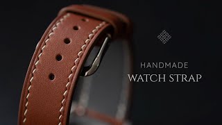 Making a Handmade Leather Watch Strap [upl. by Ralston]