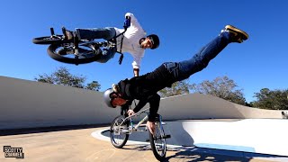 New School And Old School BMX Collide At The Skatepark [upl. by Chappelka]