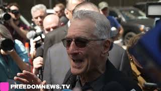 Robert Deniro HARASSED and Chased Down by Trump Supporters in NYC [upl. by Flaherty193]