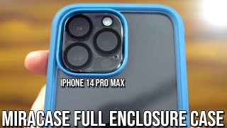 Miracase Glass Full Enclosure Case for iPhone 14 Pro Max [upl. by Anissej]