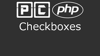 PHP beginners tutorial 45  checkboxes [upl. by Finnegan]