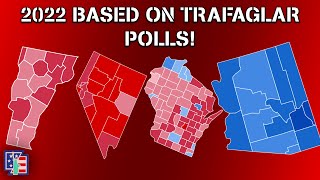 2022 Senate Map BASED ON TRAFALGAR POLLS [upl. by Harihat4]