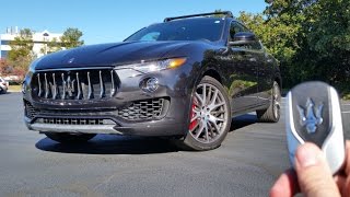 2017 Maserati Levante S Start Up Exhaust Test Drive and Review [upl. by Eiramik]