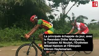 Tropicale Amissa Bongo J3 victoire de lItalien Rinaldo Nocentini [upl. by Ahseina]