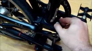 MKS Quick Release Pedals Holder for Brompton [upl. by Llekim139]