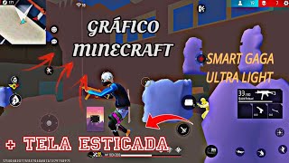 SMART GAGA COM MINECRAFT  TELA ESTICADA  PARA PC SUPER FRACO  ATUALIZADO 2023 [upl. by Latea889]