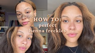 the real secret to natural longlasting henna freckles every time [upl. by Amorete]