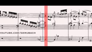 BWV 564  Toccata Adagio amp Fugue in C Major Scrolling [upl. by Riki]