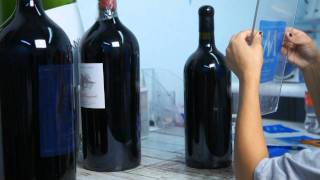 The Process of Creating Etched Wine Bottles [upl. by Amadus]