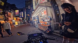 53K Tokyo  Girls Motorcycle Ride Food UruseiYatsura  POV Japan [upl. by Beryl]