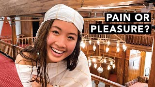 Trying a Turkish Bath in Istanbul Turkey Our First Time 🇹🇷 [upl. by Jehiah]