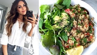 WHAT I ATE TODAY Quick amp Healthy Plant Based Food Ideas  Annie Jaffrey [upl. by Eilah822]