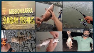 DAY 4  MISSION BARRAMUNDI  FISHING IN MUMBAI maharastra  SALTWATER FISHING  grouper FISHING [upl. by Nirot]