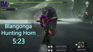 【MHGU MHXX】G2☆ Blangonga ドドブランゴ Hunting Horn ¤523¤ [upl. by Yeclek]