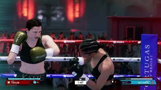 An Epic Womens KO Fight  Katie Taylor Vs Jessica McCaskill  Undisputed [upl. by Yaresed939]