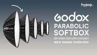 Godox Parabolic Softbox New Range Overview amp Comparison  QRP150T 120T 90T 70T 60T [upl. by Yrdua89]