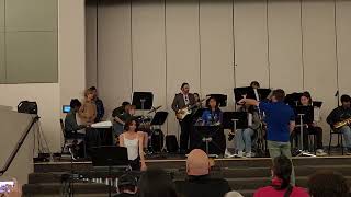 Blue Bossa by Kenny Dorham OVMS Jazz Band 2024 [upl. by Nickolaus]