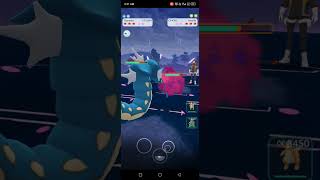 Double Domination Gyarados amp Tyranitar vs Shadow Anorith in Team Rocket Battle [upl. by Porta856]