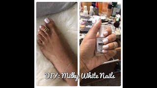 DIY Milky White Nail Polish [upl. by Ttenaj936]