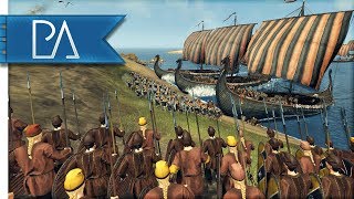 VIKINGS LAY SIEGE TO NORTHUMBRIA  Total War Saga Thrones of Britannia Gameplay [upl. by Nylsoj]