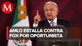 quotMe dejo de llamar Andrés Manuel si no es cierto que Fox se opuso a pensionesquot AMLO [upl. by Azpurua]