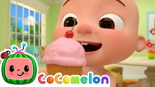 Ice Cream Song  CoComelon  Sing Along  Nursery Rhymes and Songs for Kids [upl. by Flan]