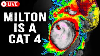 Major Hurricane Update Miltons 8 Hours Until Catastrophic Impacts with LIVE Cameras [upl. by Mehalick796]