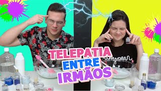 SLIME POR TELEPATIA ENTRE IRMÃƒOS MEU IRMÃƒO FEZ SEU PRIMEIRO SLIME [upl. by Delanty]