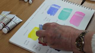 Watercolour Tips amp Techniques  Staining amp Non Staining Watercolours [upl. by Eihtak]