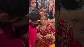 cutest kumauni bride  song wedding viral bride trending kumaoni grwm bridegroom shorts [upl. by Eilegna856]